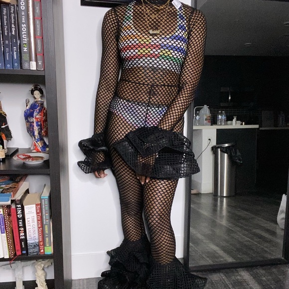 Net jumpsuit - Picture 2 of 2